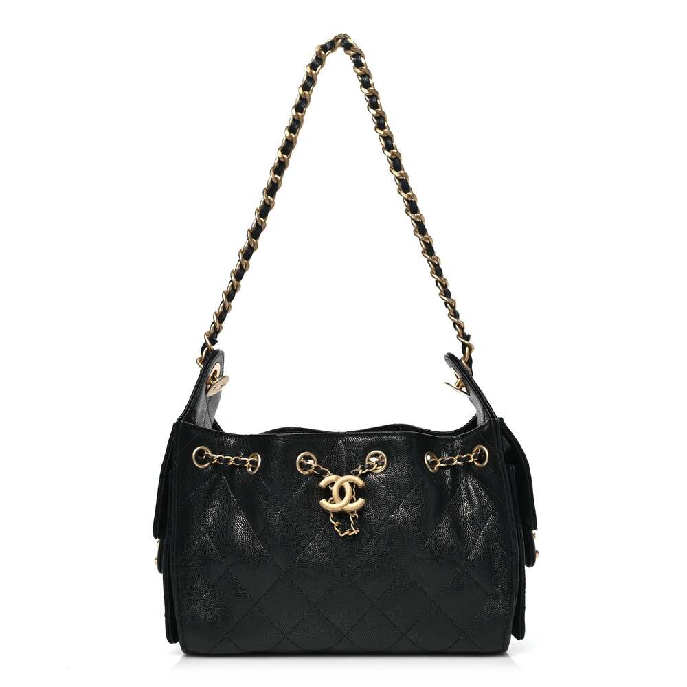 Caviar Quilted Mini Chanel 25 Handbag #266419C80B